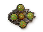 "Millefiori für Donatello 1" & "Millefiori für Donatello 2", Ringe